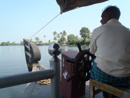 Our houseboat's skipper