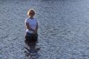 Helen paddling at Round The Bend Lodge, Swellendam